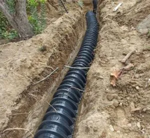 Installation Diagram of Gravel-Free Subirrigation System